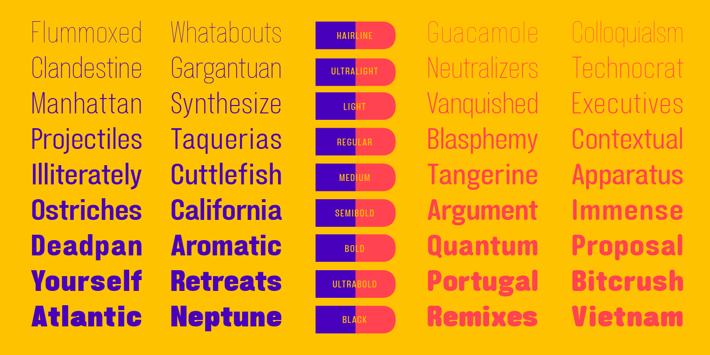 Struthio Ultra bold Font preview